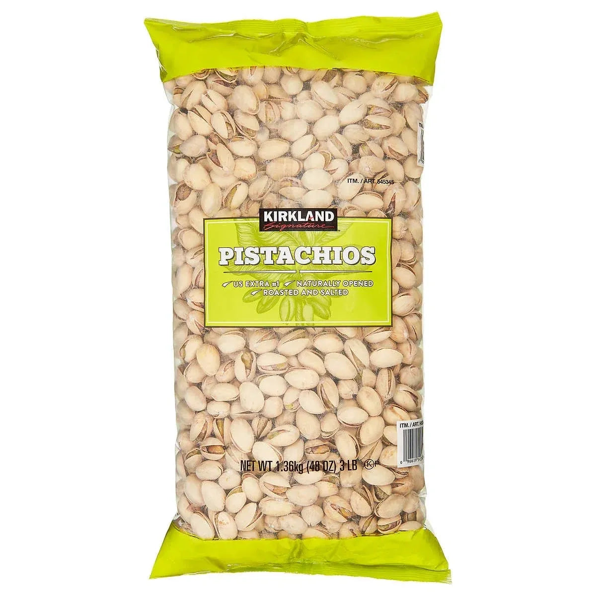 Kirkland Signature In-Shell Pistachios, Salted, 3 lbs