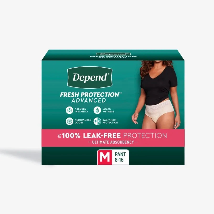 Depend Women Underwear Small (24-30" Waist)