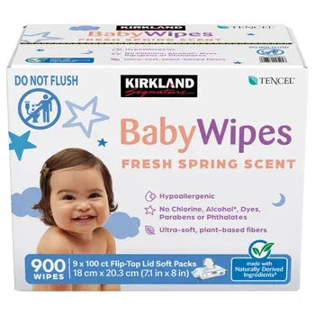 Kirkland Signature Scented Baby Wipes, 900-count