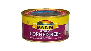Palm Corned Beef with Juices, 11.5 oz Can Garlic