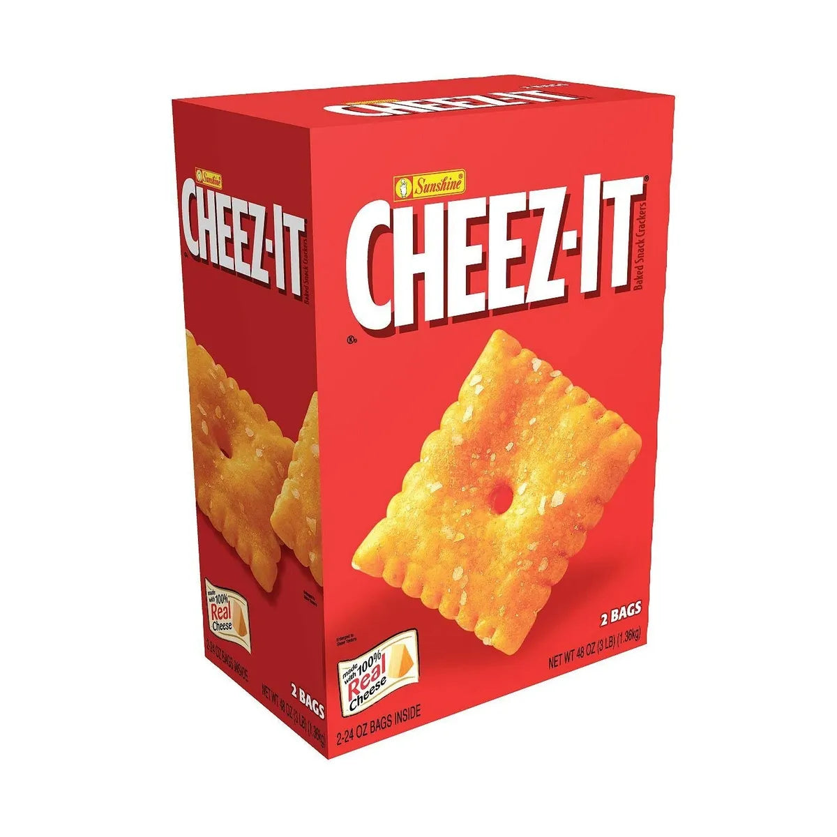 Cheez-It Crackers, Cheddar, 3 lbs