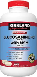 Kirkland Signature Glucosamine with MSM, 375 Tablets