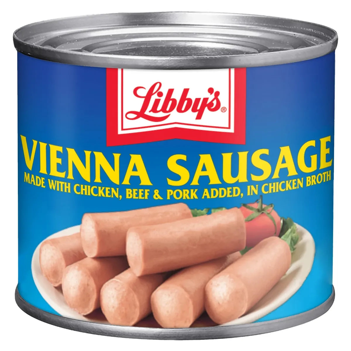(12 pack) Libby's Vienna Sausage in Chicken Broth, 4.6 oz Can