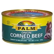 Palm Corned Beef with Juices, 11.5 oz Can Onion