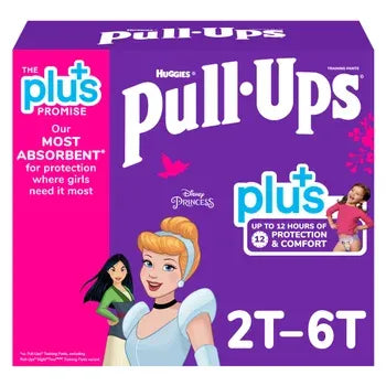 Huggies Pull-Ups Plus Training Pants For Girls