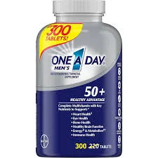 One A Day Men's 50+ Healthy Advantage Multivitamin, 300 Tablets
