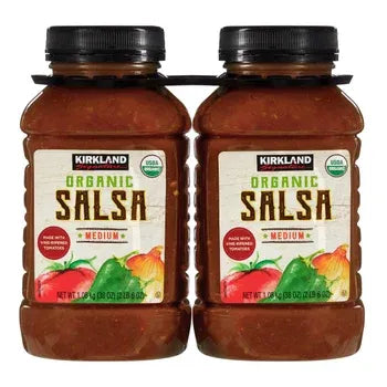 Kirkland Signature, Organic Salsa, Medium, 38 oz, 2-Count